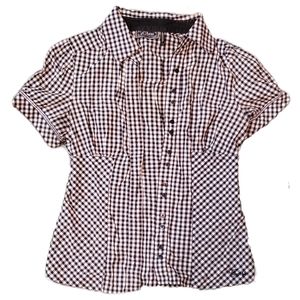Vintage Guess Gingham Button Down Shirt